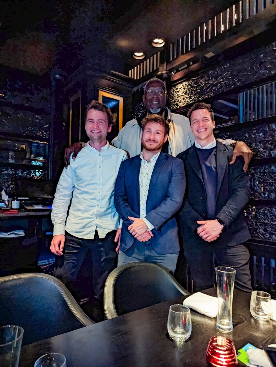 The Cricket Podcast (@thecricketpod) on Twitter photo Last week <a href="/Barbados/">Visit Barbados</a> invited us out for dinner with West Indies legends Joel Garner & Ian Bradshaw!
Here’s Joel looking like the proud dad of the cricket podcast boys! 😅 Last week <a href="/Barbados/">Visit Barbados</a> invited us out for dinner with West Indies legends Joel Garner & Ian Bradshaw!
Here’s Joel looking like the proud dad of the cricket podcast boys! 😅