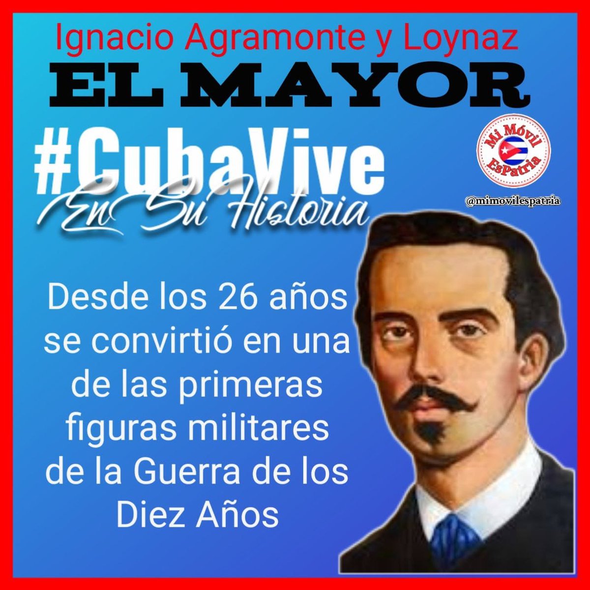 Desde #Bayamo recordamos a Agramonte, quien murió en combate en 1873 a la edad de 32 años. Es considerado uno de los héroes más importantes de la Guerra de los Diez Años y su legado continúa inspirando a los cubanos en la actualidad. #CubaViveEnSuHistoria