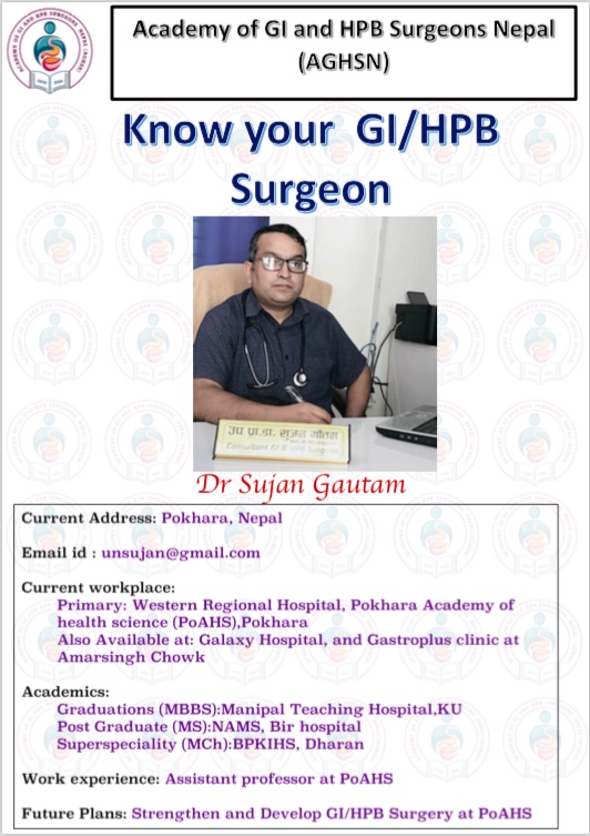 We are delighted to share profile of Dr Sujan Gautam, he is providing services at tourism capital of Nepal.
