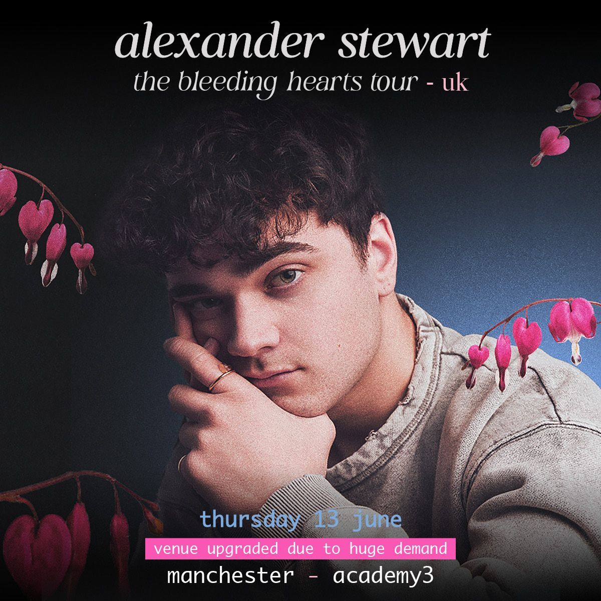 ⬆️ VENUE UPGRADE: We're buzzing to announce that due to huge demand @_alexanderstew will now play Manchester Academy 3 on Thursday 13th June 2024 Original tickets from our friends at @yes_mcr remain valid! 🎫 TICKETS via buff.ly/3wvcN6O