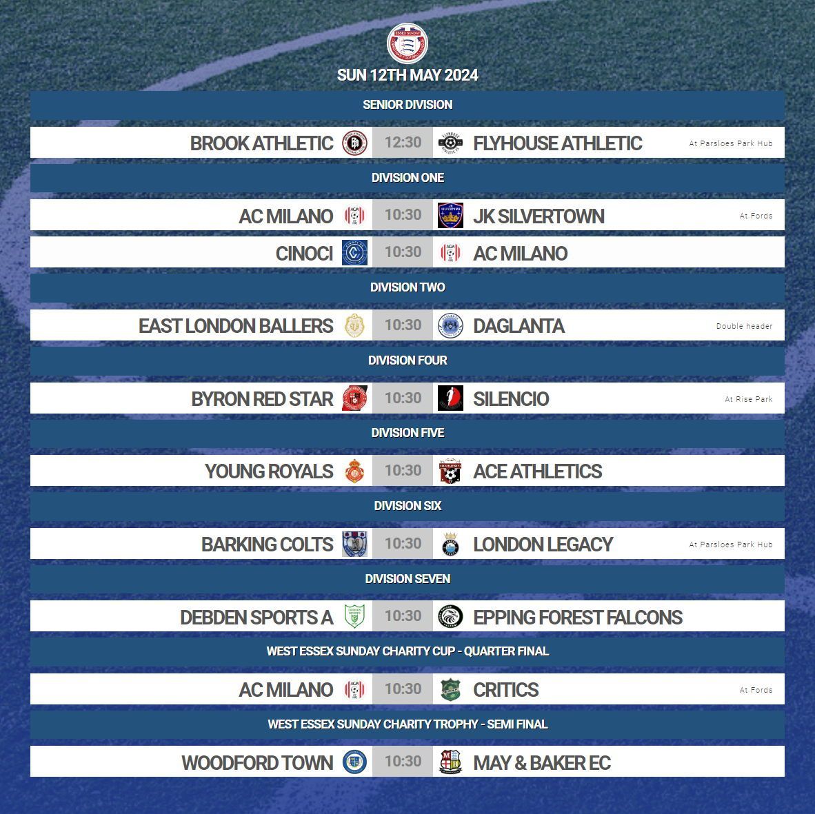 EssexCorinthian's tweet image. 𝙒𝙀𝙀𝙆𝙀𝙉𝘿 𝙋𝙍𝙀𝙑𝙄𝙀𝙒 / #Week35

The fixture action is slowing as we approach the final 3️⃣ weeks of the season with 9️⃣ league games taking place this weekend, alongside QF &amp;amp; semi action in the @WestEssexCup #Charity competitions

#Corinthian