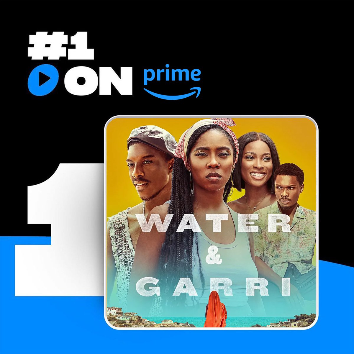 No surprises 🙌🔥

Water and Garri is number one on #PrimeVideoNaija🥇 #WaterAndGarriFilm