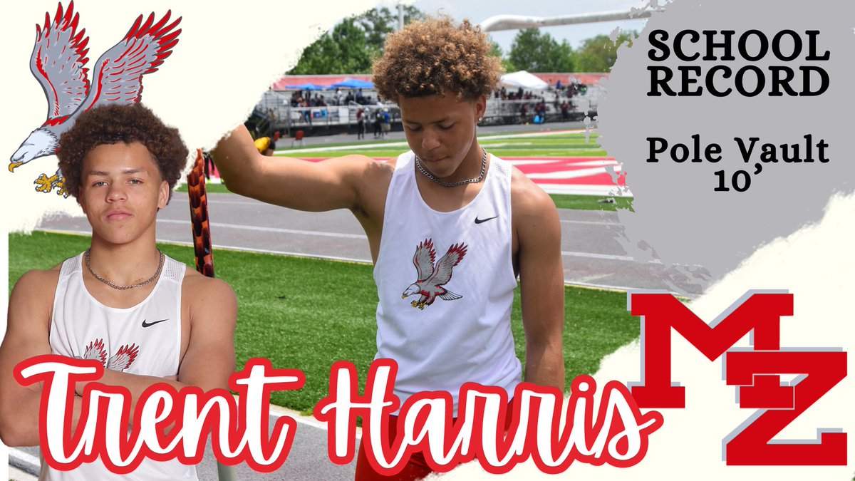 New school record set while at STATE. Freshman and first year athlete, Trent Harris finished 3rd place!!