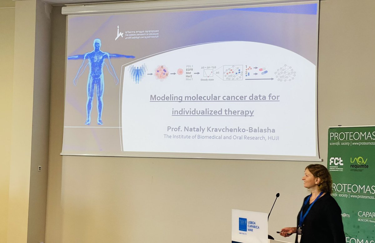 And the next keynote talk of the 1st #Prescriptomics conference titled Modeling molecular cancer data for individualized therapy is by <a href="/BalashaLab/">Nataly Kravchenko-Balasha lab</a> from <a href="/HebrewU/">Hebrew University</a>. 

Let’s highlight free energy changes, transforming information to knowledge, plus steady state to phenotype analyses.
