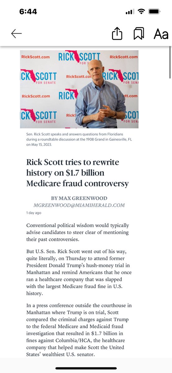 “He said that he too h b a victim of a politically influenced justice system “By the way, I saw this. It happened to me,” Scott said. “I fought Hillarycare, and guess what happened when I fought Hillarycare? Justice came after me and attacked me and my company.” *That ain’t why