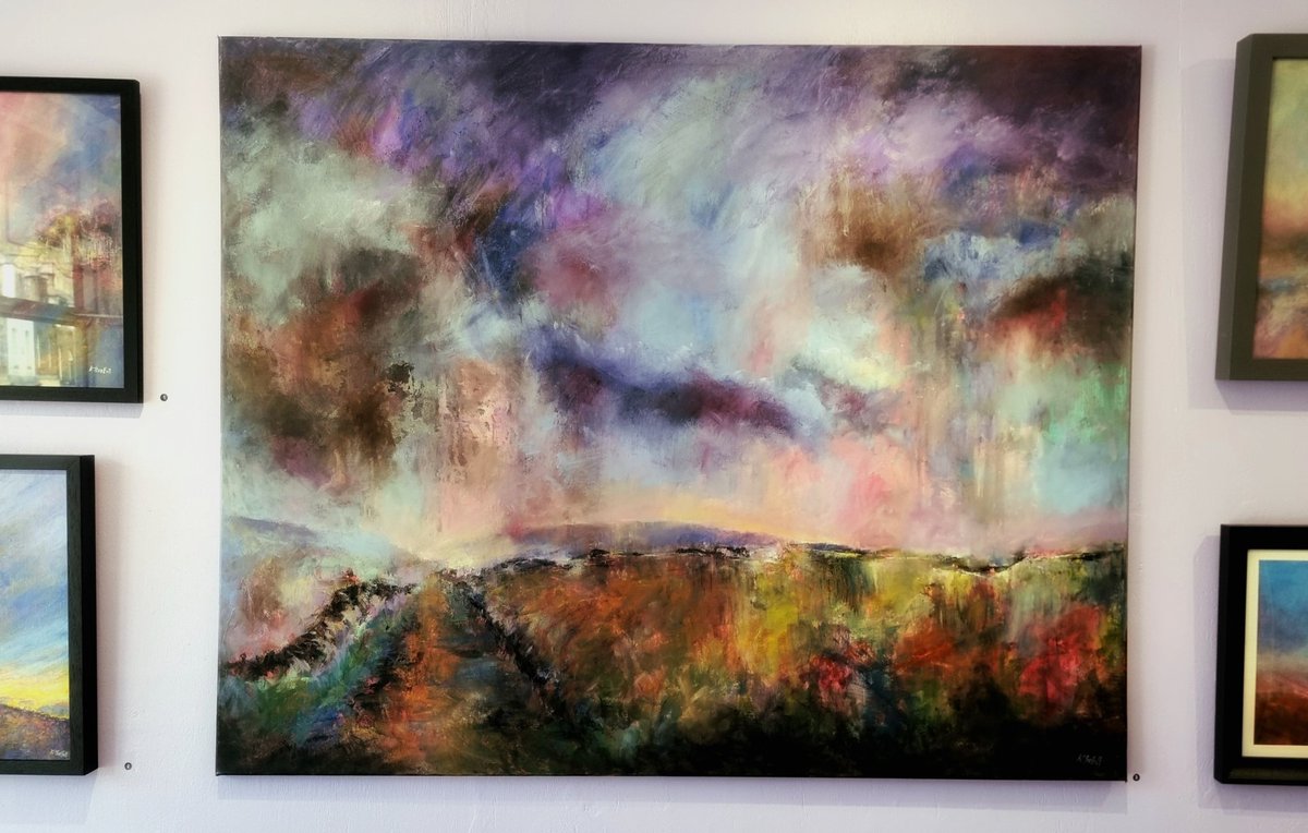 Incredible to see the Northern Lights above Marsden last night.... lots of photos taken for future paintings! You can see my previous attempt to capture it at <a href="/EnjoyArtUK/">Enjoy Art</a> this month, as part of my current exhibition.