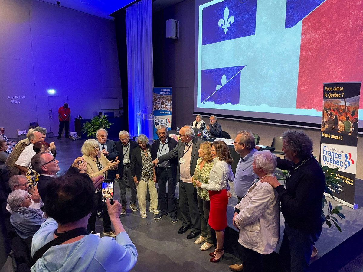 Laval accueillait l’Assemblee générale de la fédération France-Quebec Francophonie. Nos liens d’amitié et même d’affection sont anciens et forts. Notre langue est commune, s’enrichit chaque jour, exprime notre vision du monde et porte les valeurs que nous avons en partage.