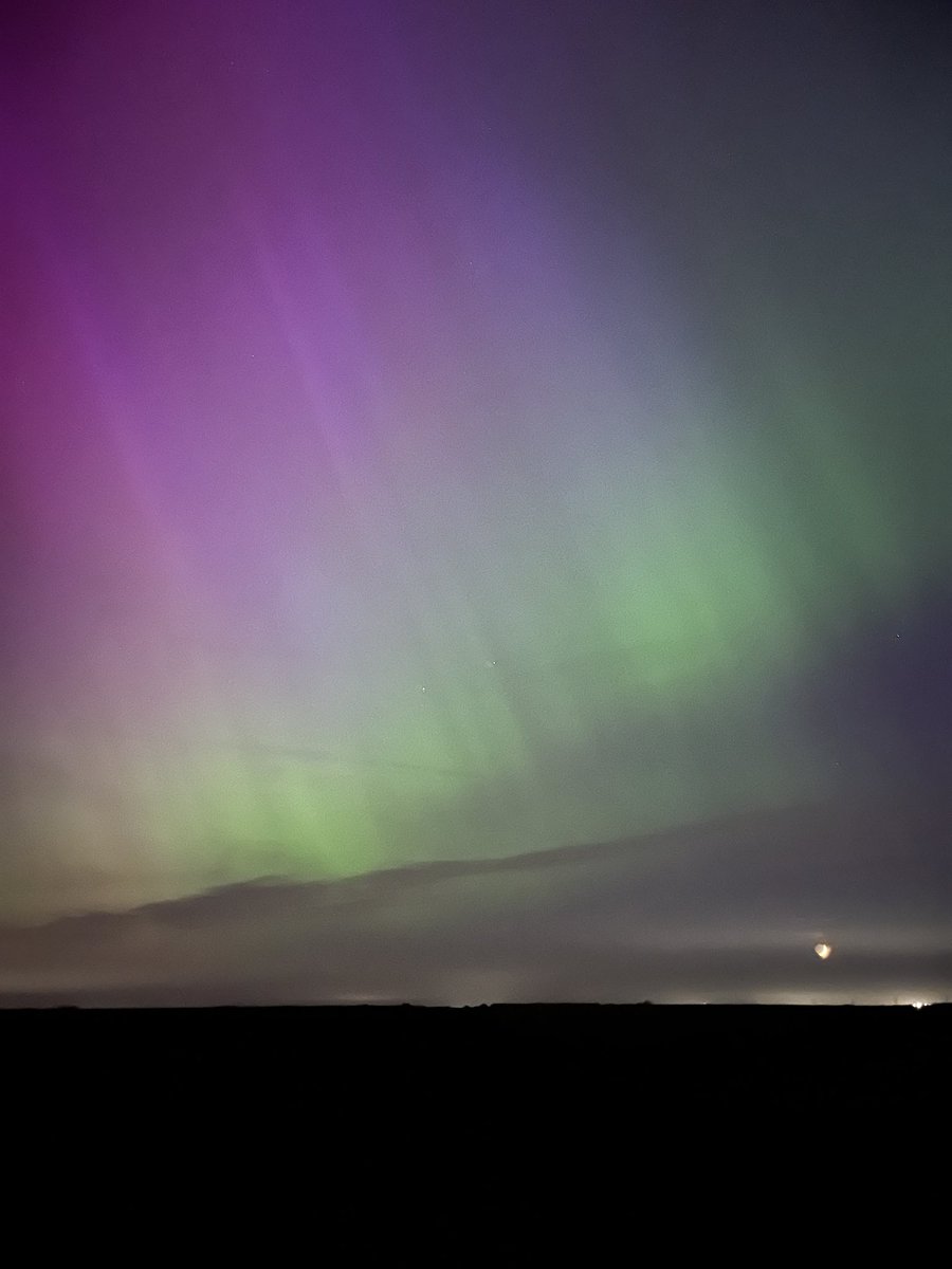 Norfolk last night #NorthernLights