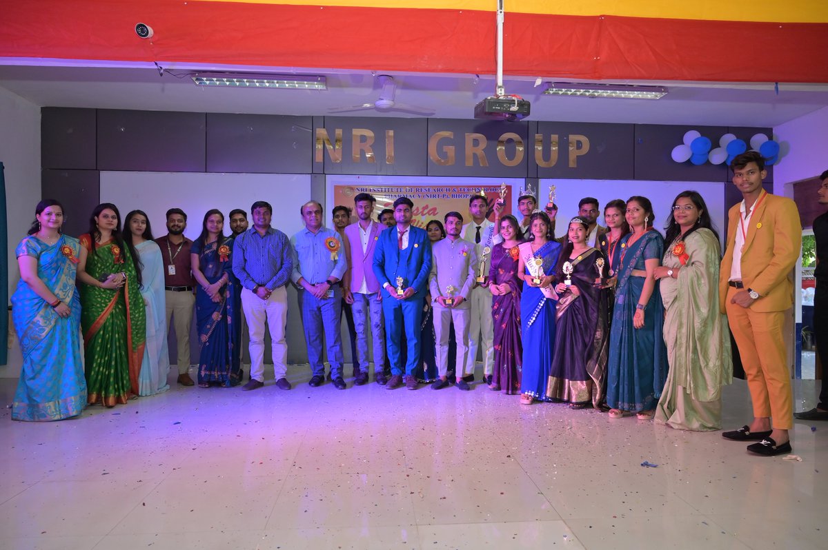NRIGroupIndia's tweet photo. #Farewell Party of B. Pharmacy Final Year Students Organized by the 3rd Year Students of NRI Institute of Research &amp; Technology- Pharmacy (NIRTP), Bhopal.

#FarewellParty #Pharmacy #DPharma #BPharma #MPharma #PharmacyEducation #PharmacyCourses #PharmacyCareer #College https://t.co/x8R9dyF9JU