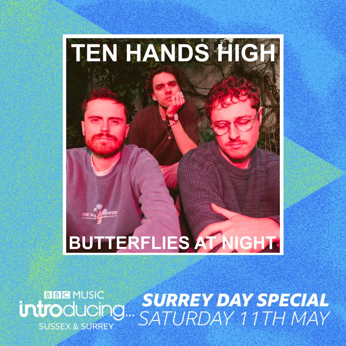 We’re on the airwaves again! The lovely @MelitaRadio has chosen Butterflies at Night as one of her @bbcintroducing tracks for Surrey Day today ☺️ Hear it on @BBCSurrey at around 2:30pm with @jamescannon 🎧