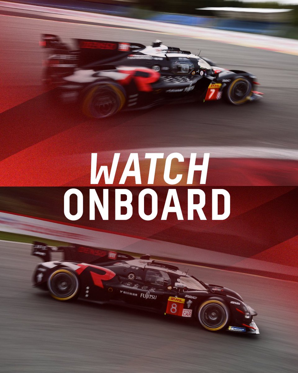 The #6HSpa goes green in 5️⃣ minutes –watch the start from onboard! 🚥 🎥 youtube.com/@toyotagazoora… #ToyotaGAZOORacing #WEC #GR010HYBRID #PushingTheLimitsForBetter @circuitspa