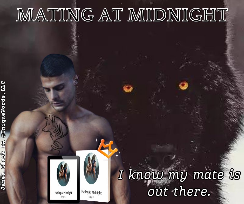 MATING AT MIDNIGHT by Sonja B 
🐺🐺🐺⬇️
amazon.com/dp/B0CJ4HZ88N/…
Episode 64: He Is A Beast 
#KindleVella #paranormalromance #newepisodealert 
Sonja B - Author 
Promoter @UniquelyYours2
Janea Clark PA