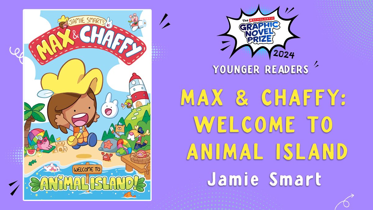 Max And Chaffy got shortlisted for the Scholastic Graphic Novel prize (along with some brilliant others)! If you’d like to cast a vote you can do so here 🙏 shop.scholastic.co.uk/graphic-novel-…