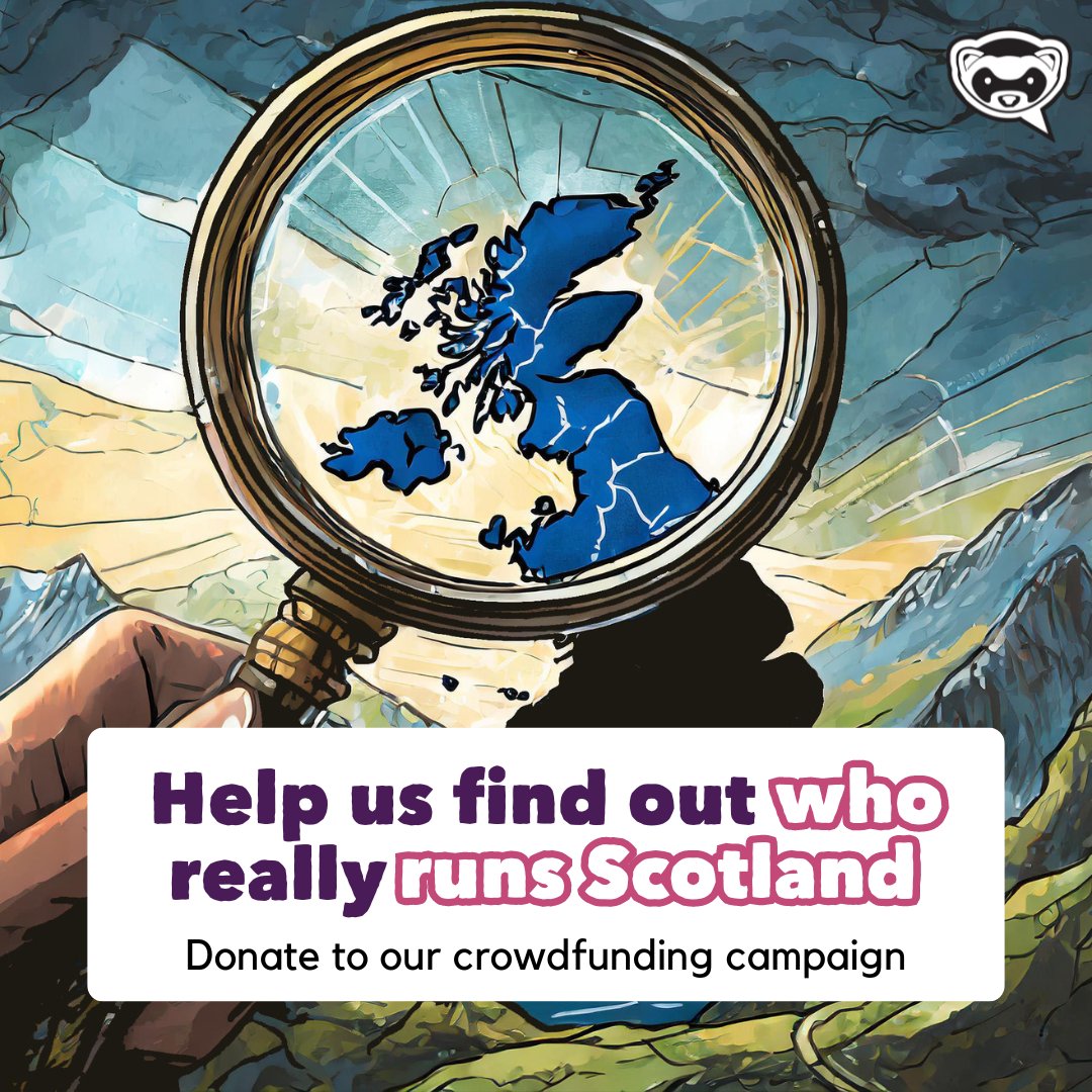 Curious about who really holds the power in Scotland? Join us in shining a light on the influential figures and networks behind the scenes. Support our crowdfunding campaign today: bit.ly/4aaBqn5