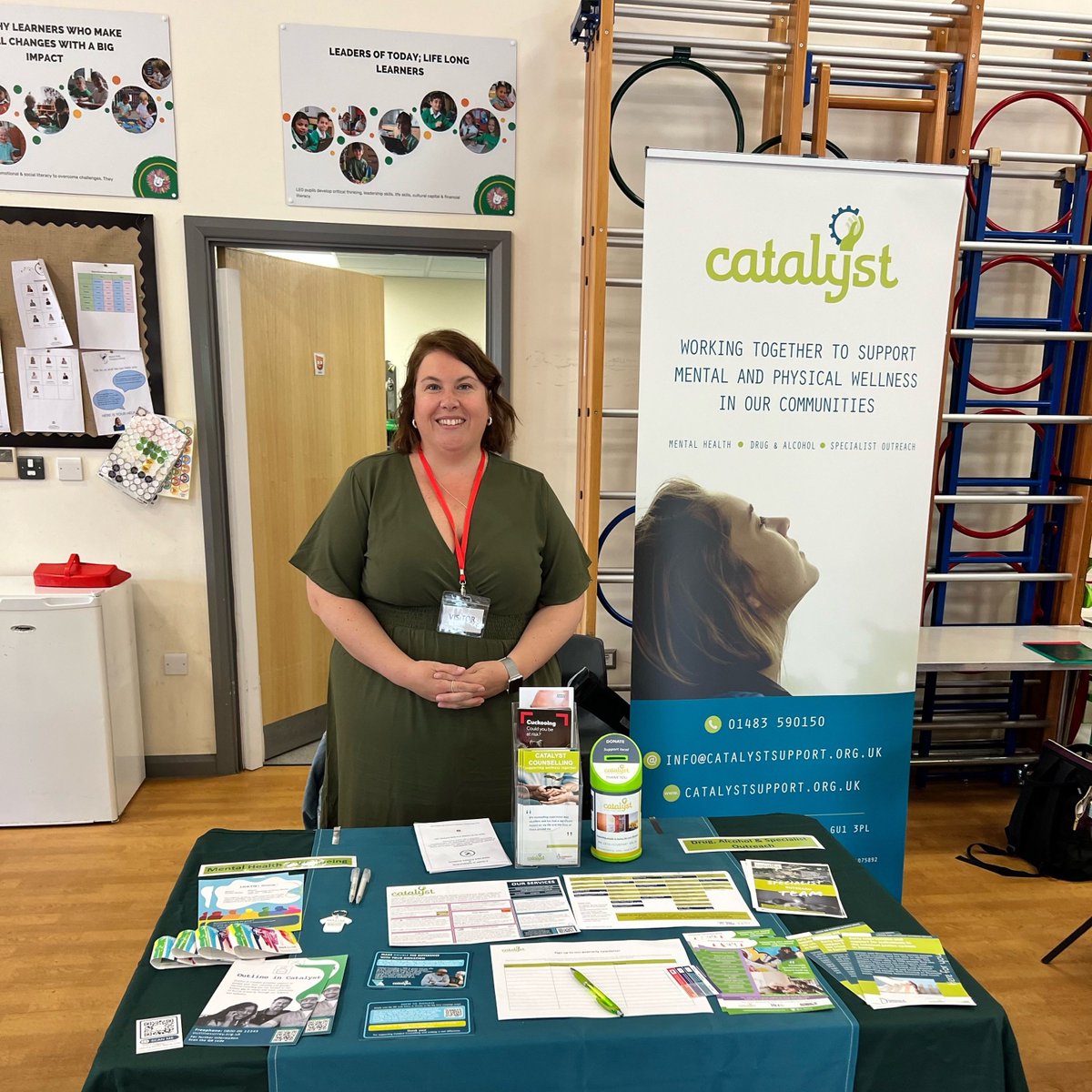 On Thursday this week, the Catalyst Support team attended the #EmotionalWellbeing Fayre @HurstParkSchool sharing the services we have available to support #MentalHealth. 

If you would like Catalyst Support to attend your event, please get in touch!

#SurreyCharity