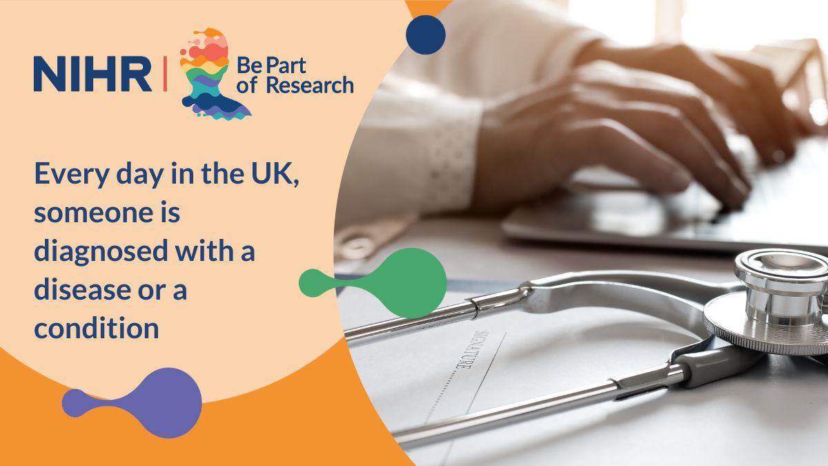 Every day in the UK, someone is diagnosed with a disease or a condition. The treatment they will receive will, at some point, have been informed by research. 🩺

Learn more about how you can #BePartofResearch here: bepartofresearch.nihr.ac.uk/taking-part/Ho…