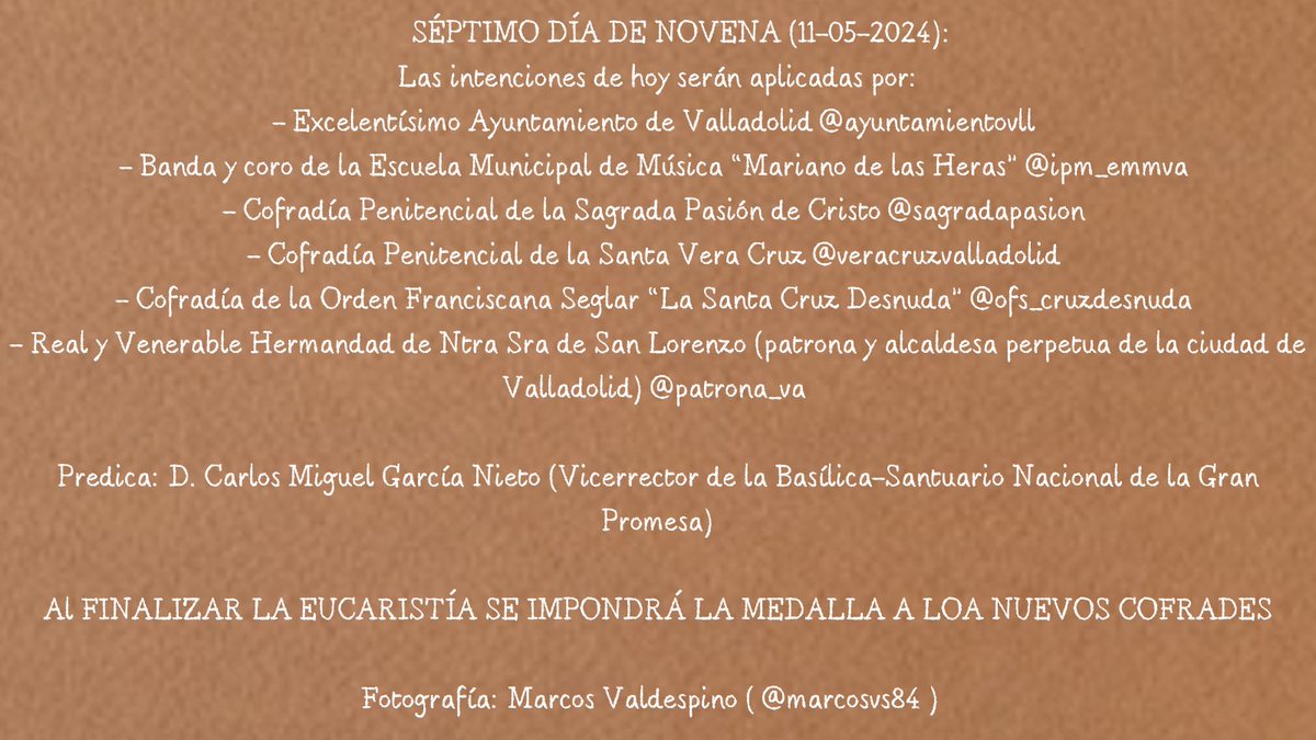 Séptimo día de novena (11-05-24)