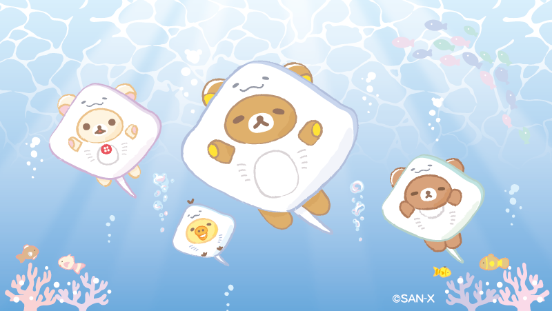 rilakkuma_gyr's tweet photo. 海の中に光がさしてキレイ✨
きもちよさそう～
#うみリラきぶん https://t.co/YrMElYeAyW