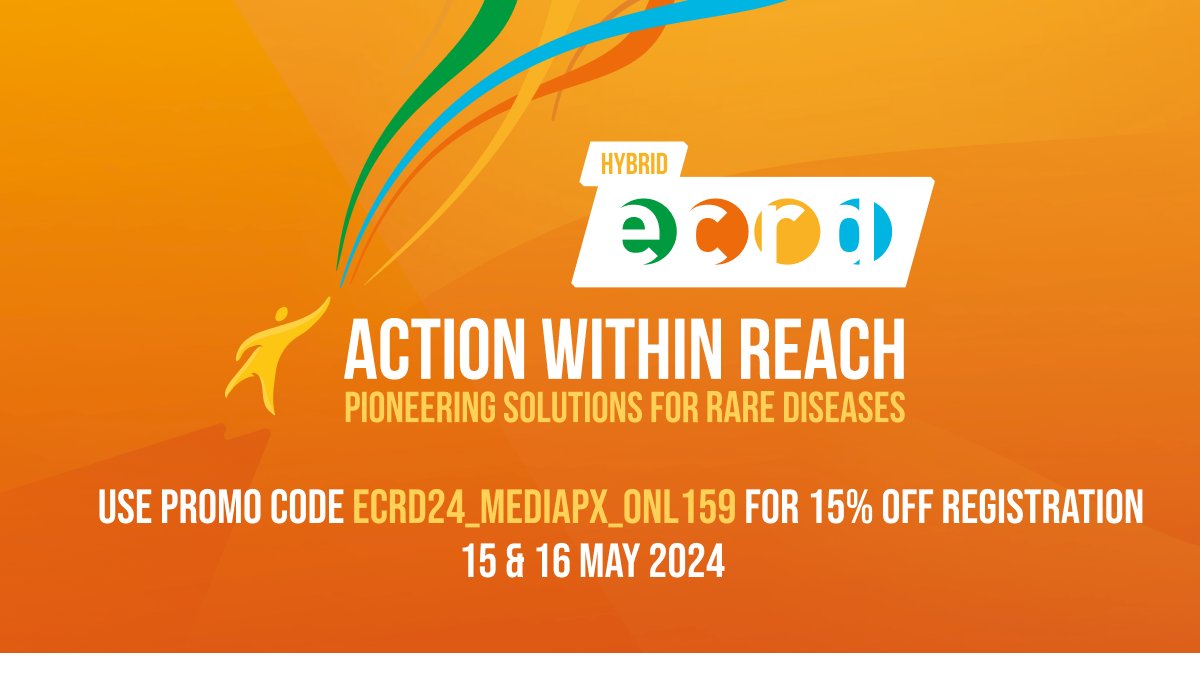 🤝EAN community news: Calling all champions of rare diseases! ECRD is just around the corner, happening on May 15-16. Secure your spot & save 15% w/ code: ➡️ECRD24_MediaPx_OnL159ECRD15. Let's drive progress and support those affected by rare diseases➡️ow.ly/ktOy50RztuE