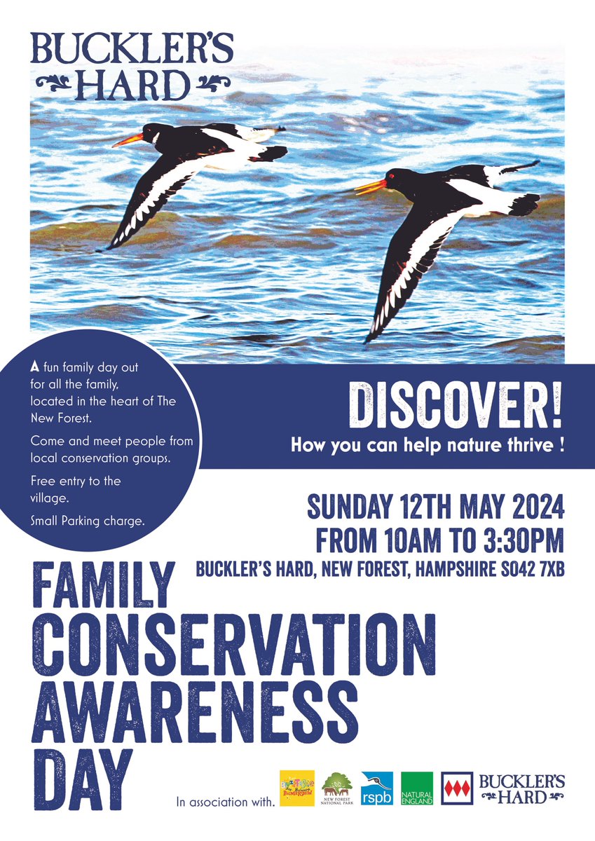 The Conservation Awareness Day at #BucklersHard is tomorrow! Country Watch officers will be there - why not come along and have a chat with the team? A map and details are attached, and you can also find out more here >>> orlo.uk/mOdsD