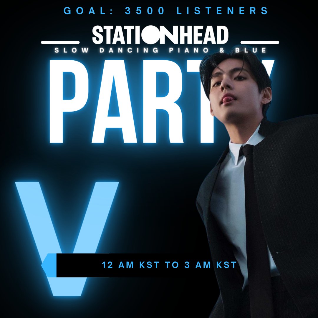 Stationhead Party at 12AM KST Focus: Slow Dancing Piano and Blue to push for 100M across both tracks FR and LMA will continue to remain the main tracks. 🔗share.stationhead.com/ku1vrantsl86