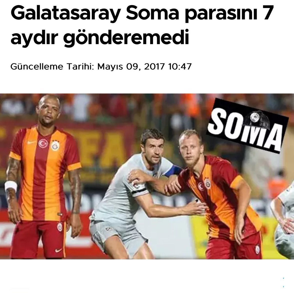 SOMA için Atletico Madrid ile yaptığı hazırlık maçından elde ettiği geliri 7 ay indregandi yapıp, ortaya çıkınca anca gönderen kulübün başkanı Fenerbahçe'ye yardım konusunda ahkam kesemez.