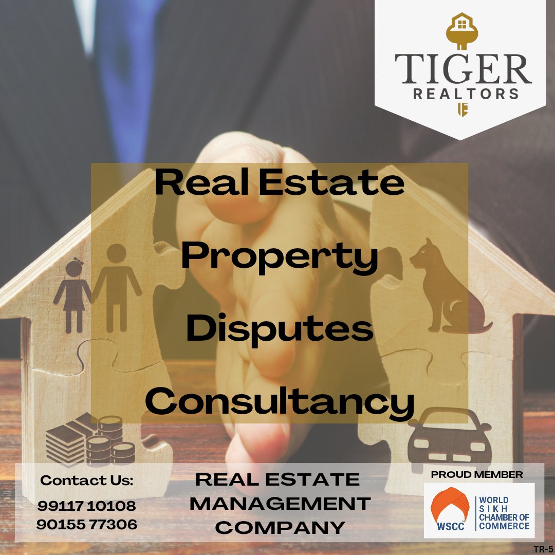 Tiger Realtors is in Property Disputes Consultancy

#worldwidebusiness #skillenhancement #entrepreneur #business #ceo #chamberofcommerce #ficci #phd  #sikh #wscc #wbn #tiger
#motivation #motivationalspeech #sikhcommunity #networking  #foundation  #businessmen #sikhnetworking