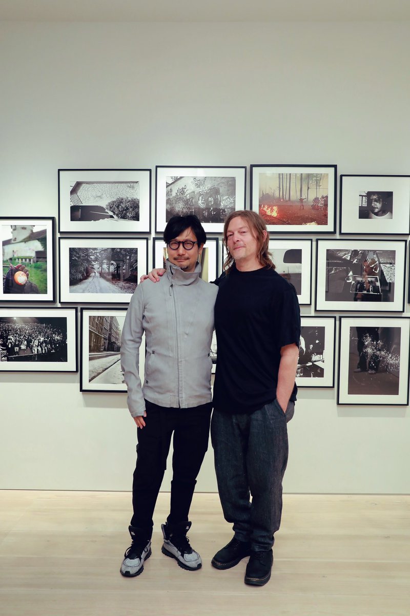 Norman Reedus with Hideo Kojima in Japan. Likely setting up for Norman’s photography exhibition, which will run fro May 17th to May 26th at SAI Gallery. ©️ @HIDEO_KOJIMA_EN #ノーマンリーダス