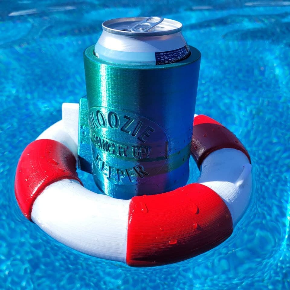 Upgrade your pool life with our 3D Koozie Keeper Pool Life Preserver Float! Perfect accessory for hot summer days - holds your drink & stays cool. Dive into the 3D design world 🌊🔗than.gs/m/1060330 #3DDesign #SummerEssentials @Thangs3D