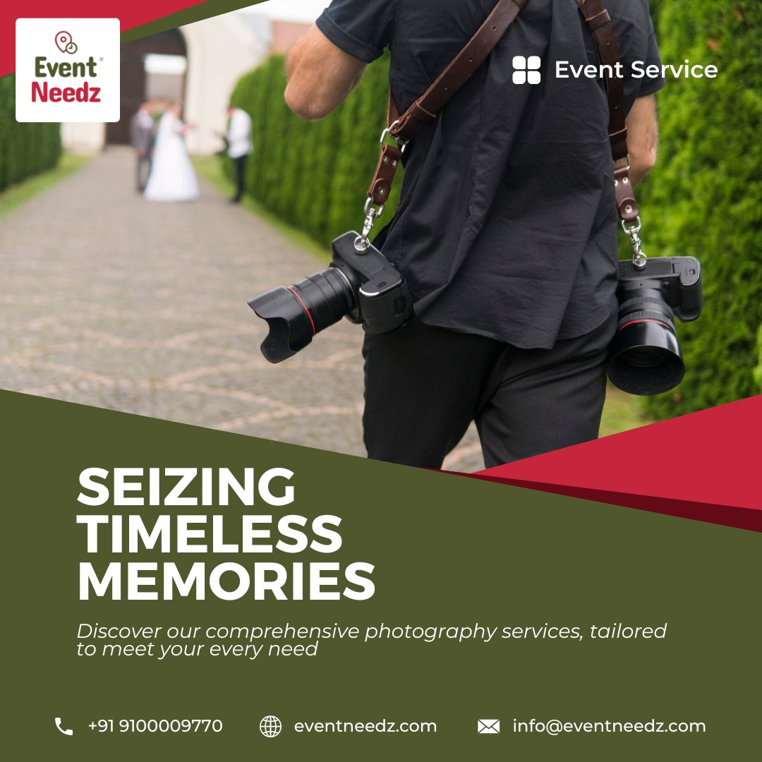 Snap. Smile. Repeat! 📷📷 Let us frame your moments with magic. Professional photography services now available! DM to book your shoot

📷eventneedz.com
📷+91 9100009770

#CaptureMemories #photography #photographyservices #eventneedz #eventplanner #eventdecor #theEZway