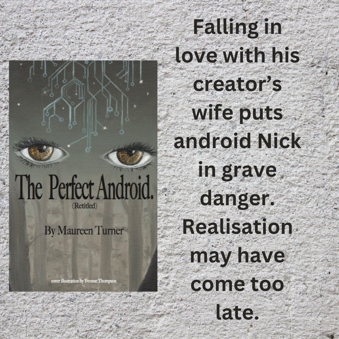 He was handsome, kind, attentive, everything her husband wasn't. He was also an Android. THE PERFECT ANDROID U.K. amazon.co.uk/s... U.S.A. amazon.com/Perfect.../dp/…...… Paperback copy feedaread.com/search/books.a…