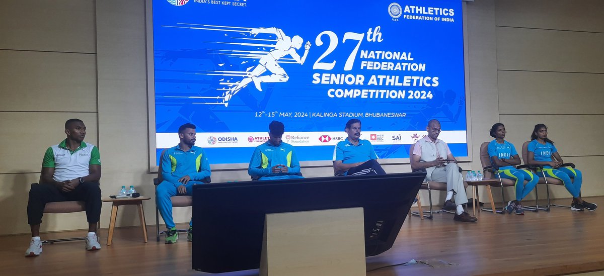 27th National Federation Senior #Athletics Competition to be held at Kalinga Stadium, #Bhubaneswar from May 12 to 15. Olympic gold medalists Neeraj Chopra will be in action. @NewIndianXpress @XpressOdisha