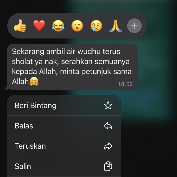 Notifikasi terindah 😊