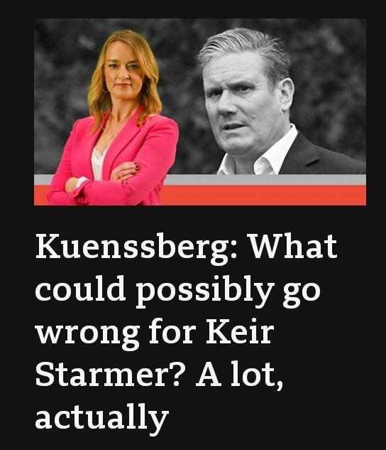 Kuenssberg has penned her Santa letter early, this year.