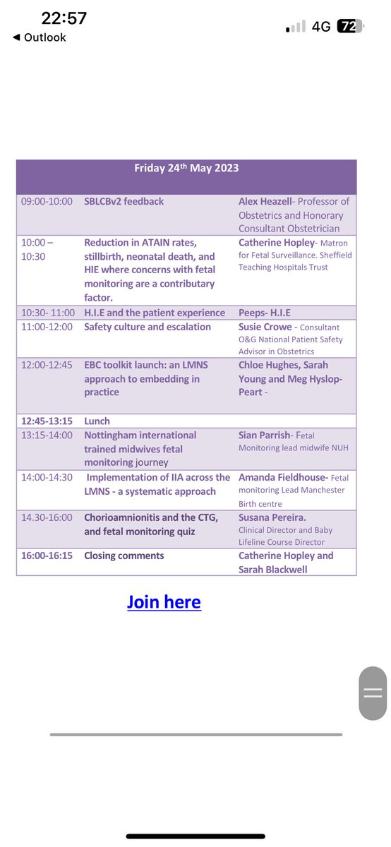 Catherine (@catherineh_rm) on Twitter photo #monitoringmay2024
Please share. <a href="/Sblackwell192/">Sarah blackwell</a> and I are so excited and so proud to present this programme for free to all involved in maternity safety! <a href="/CMidOEngland/">Kate Brintworth</a> <a href="/susannacrowe/">Susie Crowe</a> <a href="/DOckendenLtd/">Donna Ockenden FRSA, Hon DLitt Hon DSci</a> <a href="/pineconeschris/">Chris Binnie</a> <a href="/JamesTitcombe/">James Titcombe</a> <a href="/drtraceyc/">Tracey Cooper MBE PhD FRCM</a> <a href="/winners352/">Sarah Winfield</a>
teams.microsoft.com/l/meetup-join/… #monitoringmay2024
Please share. <a href="/Sblackwell192/">Sarah blackwell</a> and I are so excited and so proud to present this programme for free to all involved in maternity safety! <a href="/CMidOEngland/">Kate Brintworth</a> <a href="/susannacrowe/">Susie Crowe</a> <a href="/DOckendenLtd/">Donna Ockenden FRSA, Hon DLitt Hon DSci</a> <a href="/pineconeschris/">Chris Binnie</a> <a href="/JamesTitcombe/">James Titcombe</a> <a href="/drtraceyc/">Tracey Cooper MBE PhD FRCM</a> <a href="/winners352/">Sarah Winfield</a>
teams.microsoft.com/l/meetup-join/…