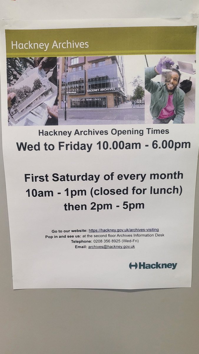 I've been at CLR James Library in #Dalston this morning for my councillor drop in helping residents with housing issues. I also spoke to @hackneylibs staff about the Hackney History Festival event held here yesterday & all the wonderful information held in archive