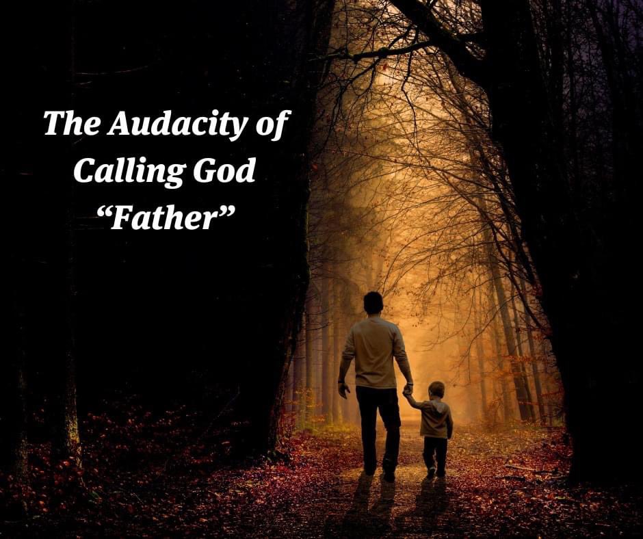 birdchadlouis's tweet photo. The Audacity of Calling God “Father”

If I call God “God” I speak truthfully.
If I call God “Lord” I speak submissively.
If I call God “King” I speak servilely.

But if I dare to call God “my Father,” I speak with a brassy audacity, chutzpah, that is shockingly familiar and intimate. So it seems anyway.

You dare to call the Master of the Universe “Father”?
You dare to call the One who controls heaven and hell “Father”?
You call the Omnipotent one “Father”?

Who do you think you are?

It is difficult to imagine a more audacious act than to stand before the Creator of the world and to name him “Father.” And mean it. And not only to mean it, but to act and speak as a child acts and speaks before a loving and doting Dad.

It’s shocking. It’s exhilarating.
And it’s beautiful beyond words.

But here’s a secret: it’s not really chutzpah. It’s not some brassy boldness that we work ourselves into, nor it is gained by swallowing a bottle of liquid spiritual courage, as it were.

To call God “Father” is simply to live in the space which Jesus created. To move from residing far from God as his enemy; or on the other side of town from him as a stranger; or down the street as an acquaintance; or in an adjoining house as a servant; and to move into our own bedroom as a child in his family. To wake up in the morning and see our Father sipping a cup of coffee and saying, “Good morning, my child,” as we respond, “Good morning, Father.”

You see, when we live in this house, when we move into the room built by Jesus, we inhabit the home not merely of a Master or Lord or King, but the one who’s given us his name and made us his own, now and forever.

“Our Father”: two of the most amazing words ever uttered.

++++++
This post reflects one of the chapters we read today in Bible in One Year. For more information, go to: https://t.co/XxNvEtNH7e
