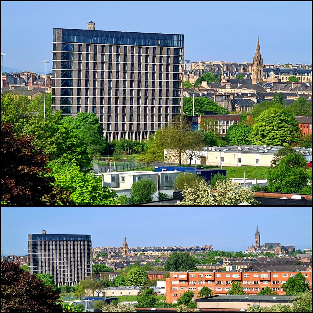 I would love to know how this new Purpose-Built Student Accommodation block on New City Road in Glasgow managed to get planning permission as it sticks out like a sore thumb and blots out views across the West End.

Cont./

#glasgow #architecture #urbanplanning #glasgowbuildings