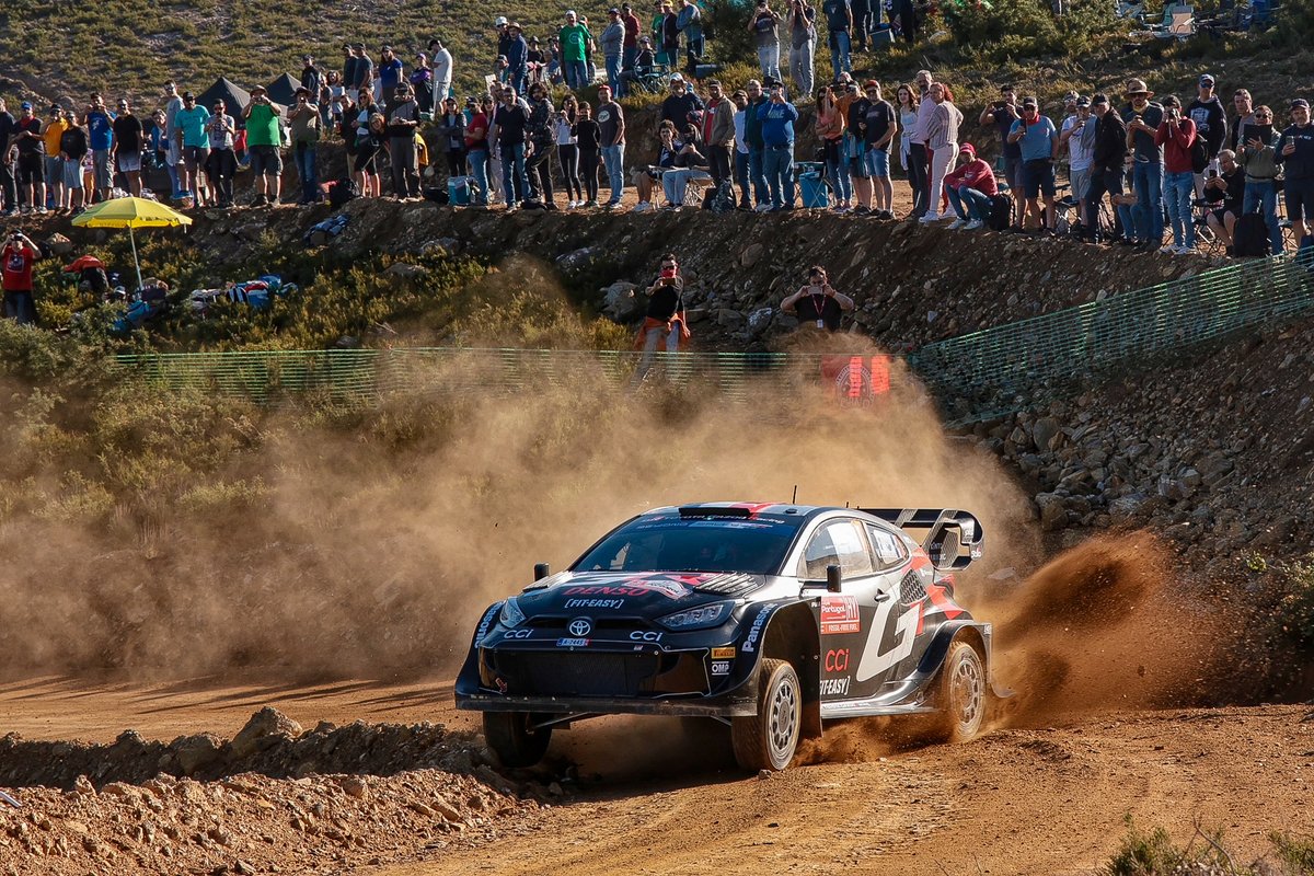 Sebastien Ogier and Vincent Landais are leading Rally de Portugal after Stage 13! #RallydePortugal #WRC