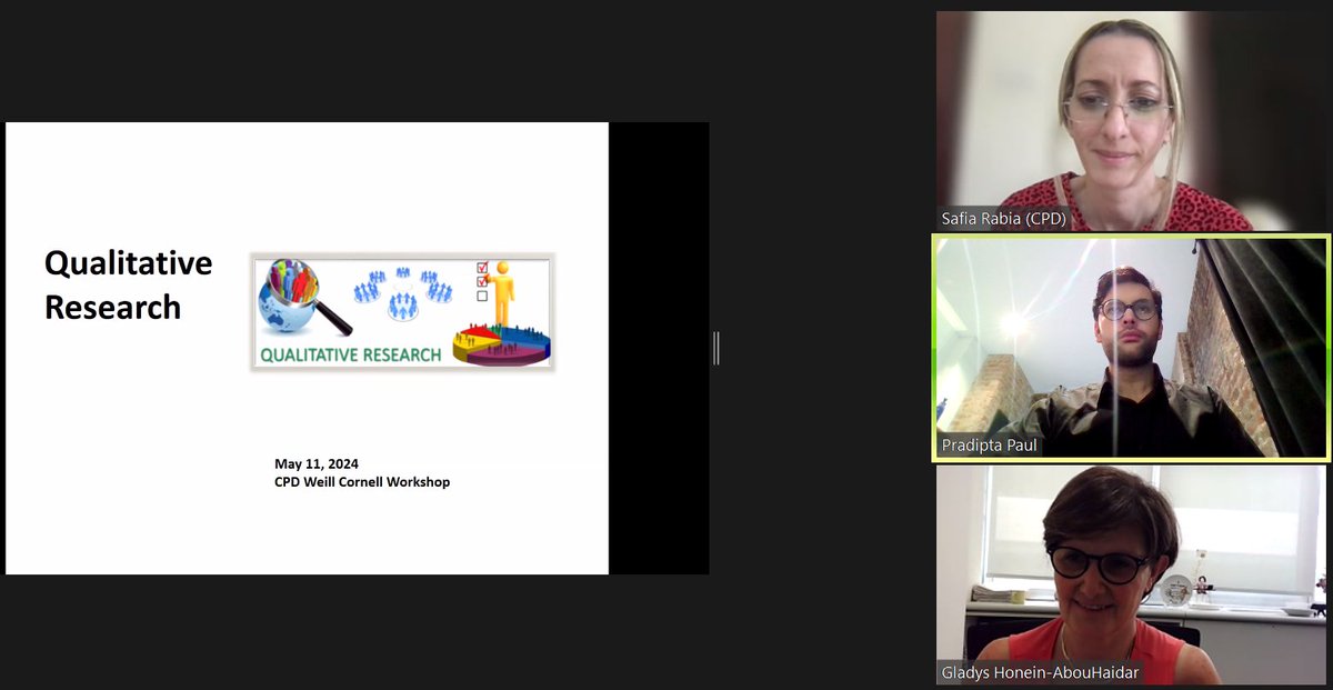 cpd_wcmq's tweet image. Welcome to Part 2 of our Fundamentals of Quantitative and Qualitative Research series. Today&apos;s discussion on &quot;Introduction to Qualitative Research, Study Designs and Methods&quot; will be facilitated by Dr @GladysAbouha from the @AUBMC_Official.

#quantitativeresearch…