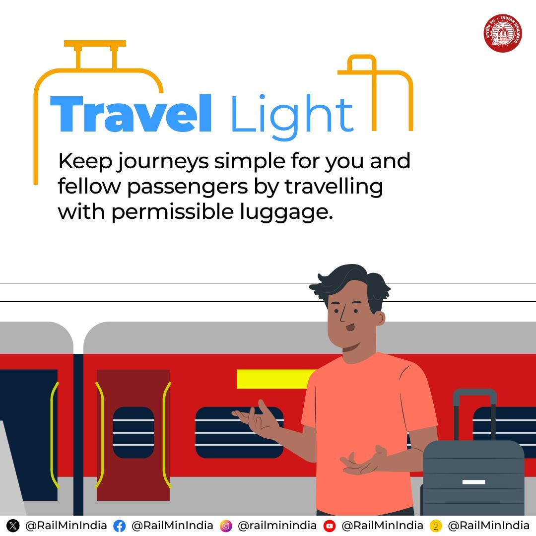 Follow these handy travel hacks and make your next trip a little easier! 🧳🚉 #ResponsibleRailYatri