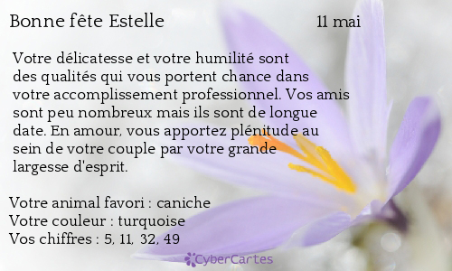 elizeamunier98's tweet photo. Bonne fetes a toutes les Estelle. https://t.co/6sCH7KQkpc