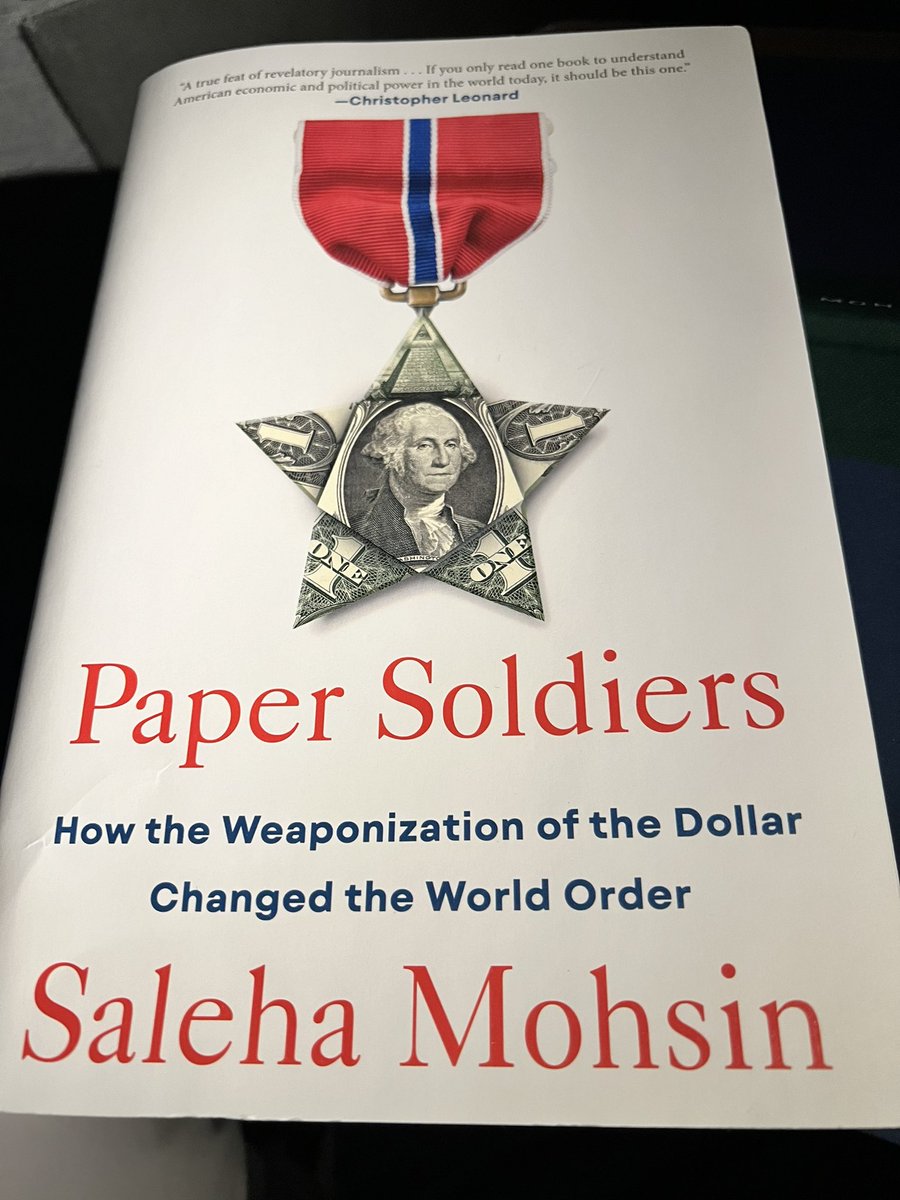 On my way to Sydney, Melbourne & Singapore over the next ten days and picked this book by @SalehaMohsin to read on the flight. Highly recommend for this work which is both timely and spot on about the dynamic changes & challenges to the rules based international economic order.