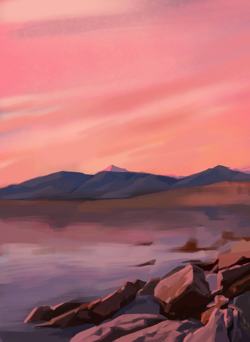 lxnho1447915's tweet photo. Emma Lake #theechoproject #thesmokeroom #echo
This painting is not yet finished, I took a screenshot of the landscape https://t.co/53DBkDKhMG