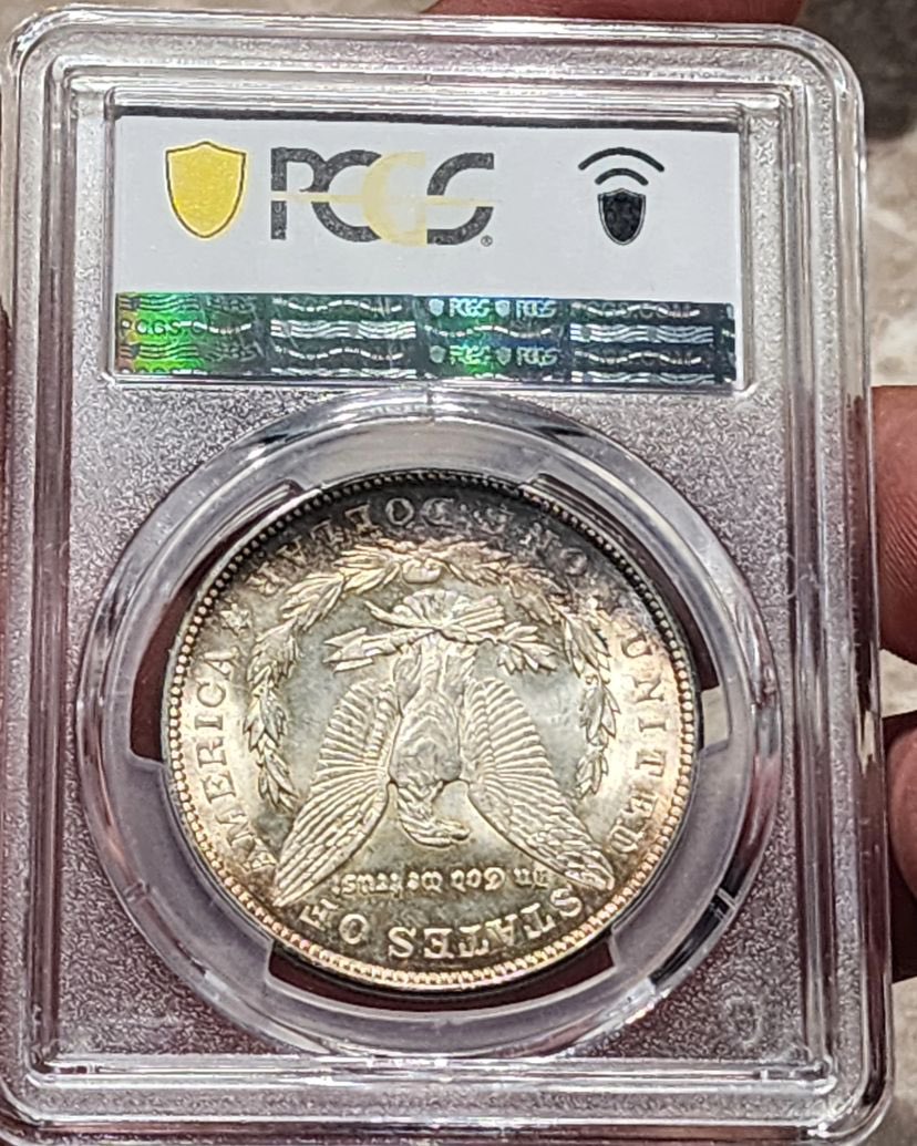 $175 + Ship 

1921-D Morgan Dollar Toned PCGS MS63
Bin or dm to claim 
#silverdegenerates
#silverbullion
#silver #silverbar #vintagesilver #howyoustacking #howustackin #howyoustackin #silvercoins #silvereagle #bullion #investment #junksilver #silvercommunity #pampladyfortuna