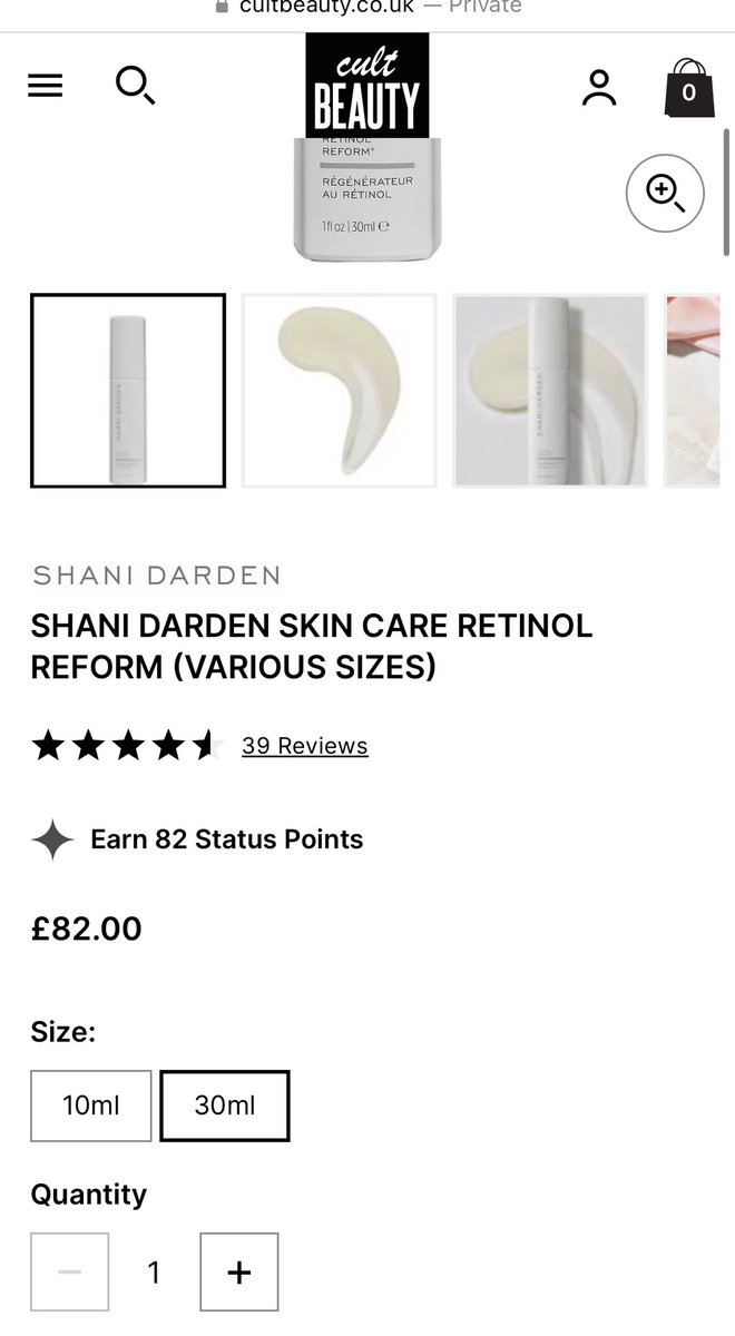 £82 for 30ml omfg i really need to get a job