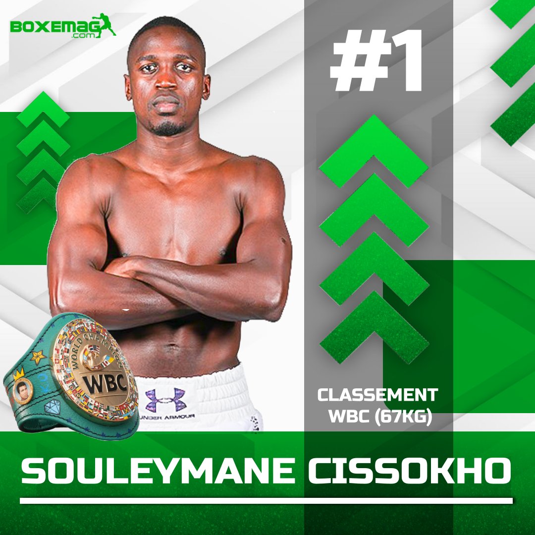 Ca annonce du beau à venir !
Souleymane Cissokho 🇫🇷 est classé numéro 1 mondial par la WBC chez les welterweights !