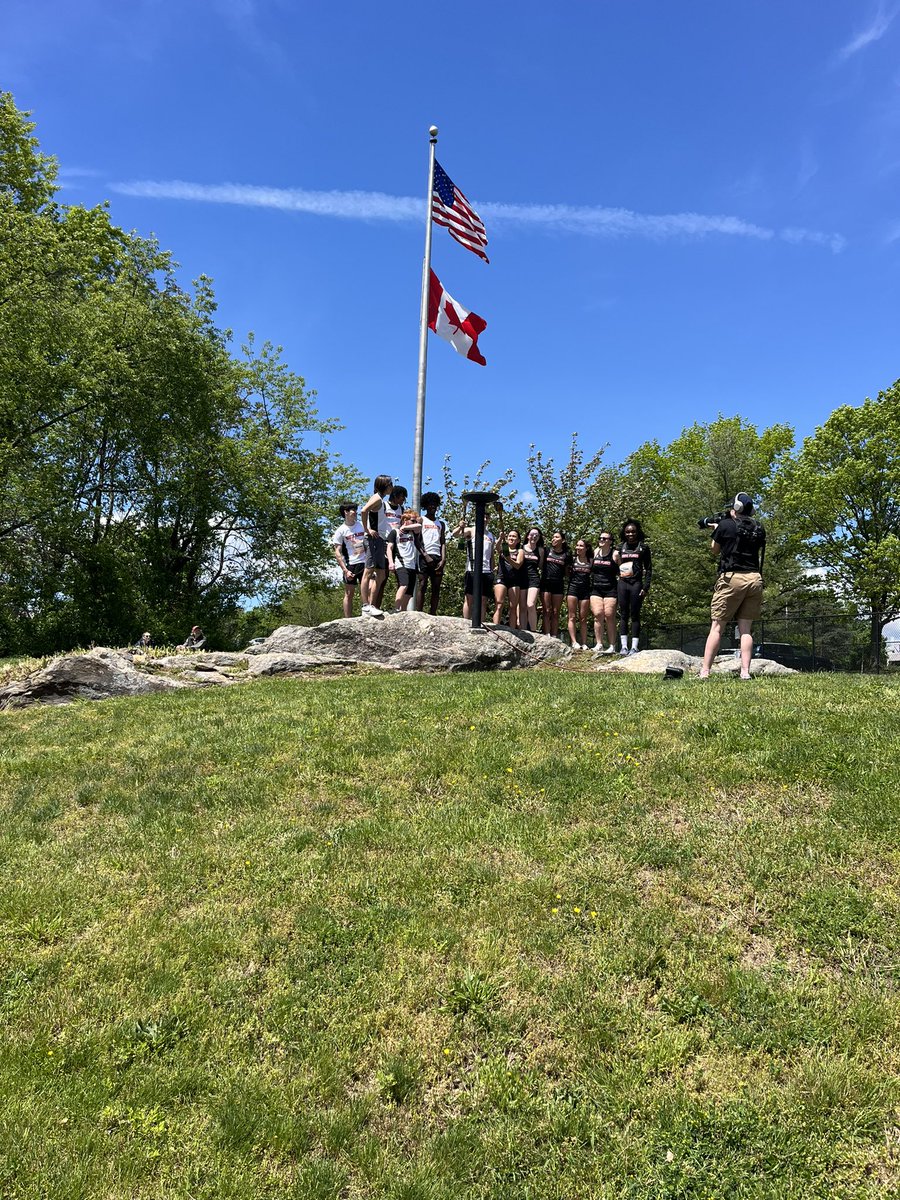 The ceremonial lighting of the Loucks torch from our Tigers #WPProud