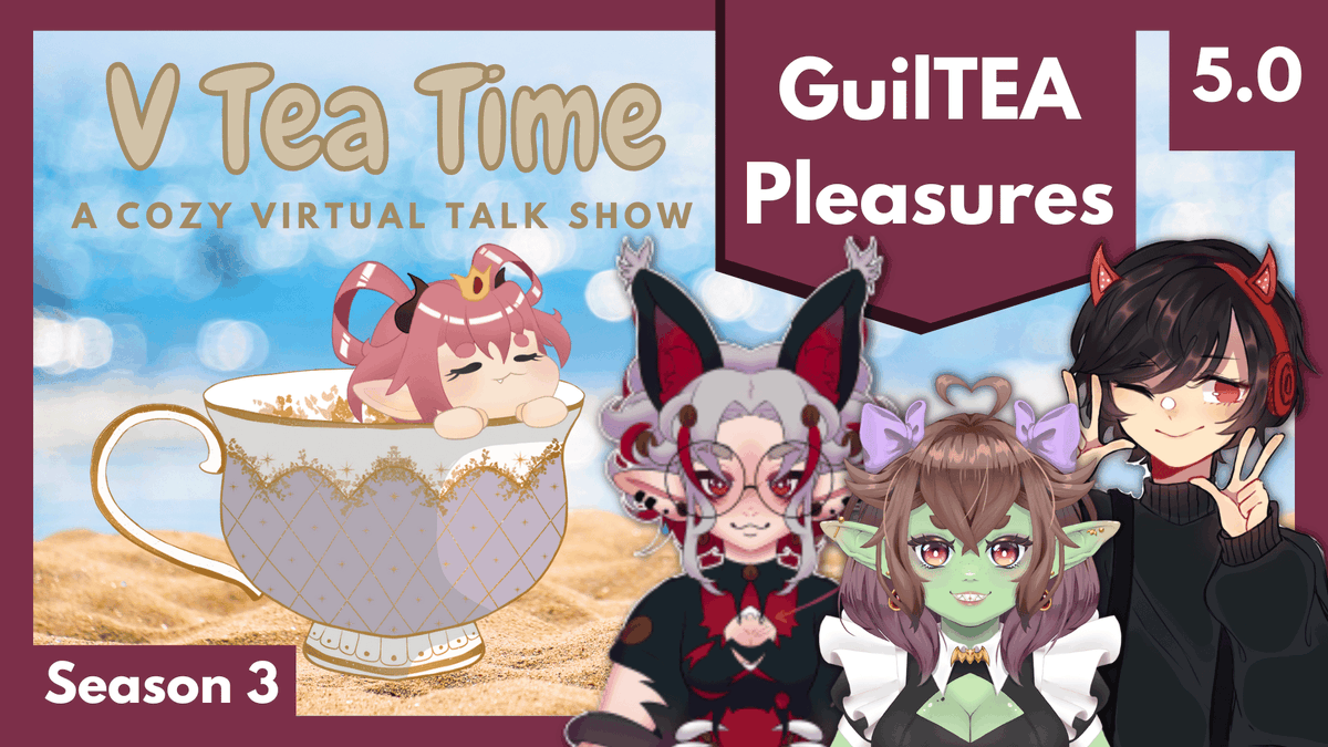 MORE UPLOADS WHAT?!?! These teams KILLED IT during our V Tea Time group discussions!! I had a blast chatting with these lovely creators, hope you'll enjoy our chats too~!❤️☕️ Catch them on YT now!!