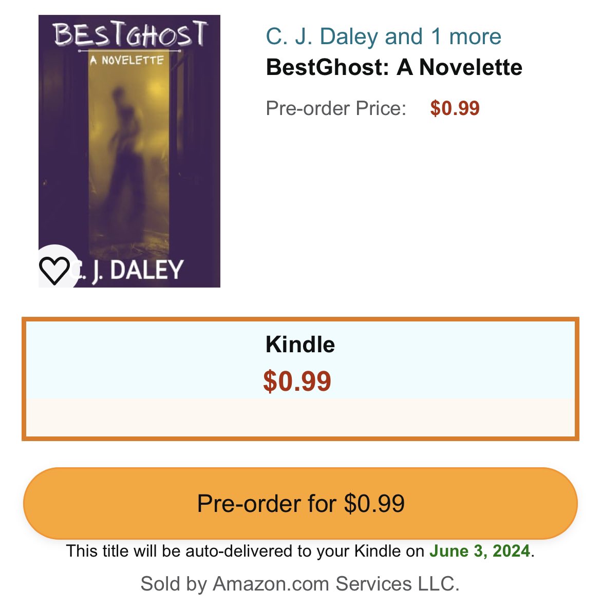 Big day for me here friends, this is my first ever preorder, my first ever wide release! I’d certainly love some reshares, boosts, and even some orders for the rerelease of BestGhost please! #Preorder books2read.com/u/bzql8q